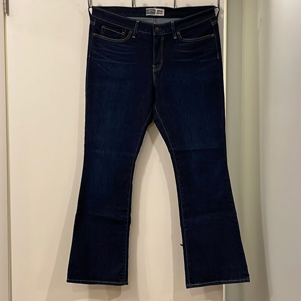 NWOT Signature by Levi modern bootcut dark wash jeans size 16 short